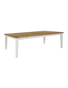 Leura Belle Large Rustic 250cm x 150cm Indoor Timber Dining Table