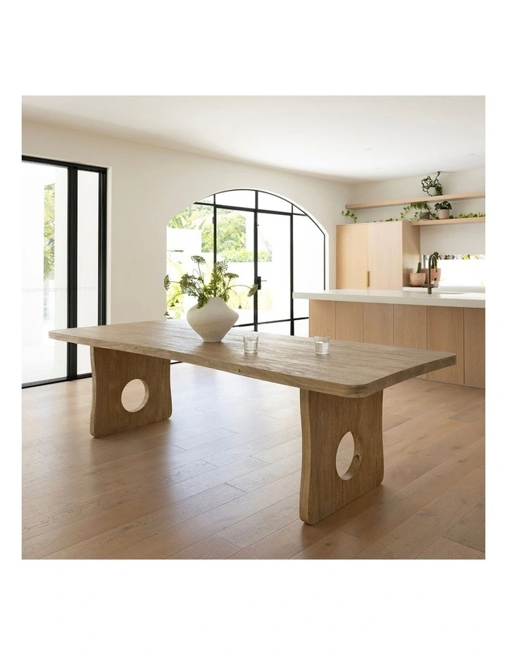 Norah Indoor 2.7m Timber Dining Table image 5