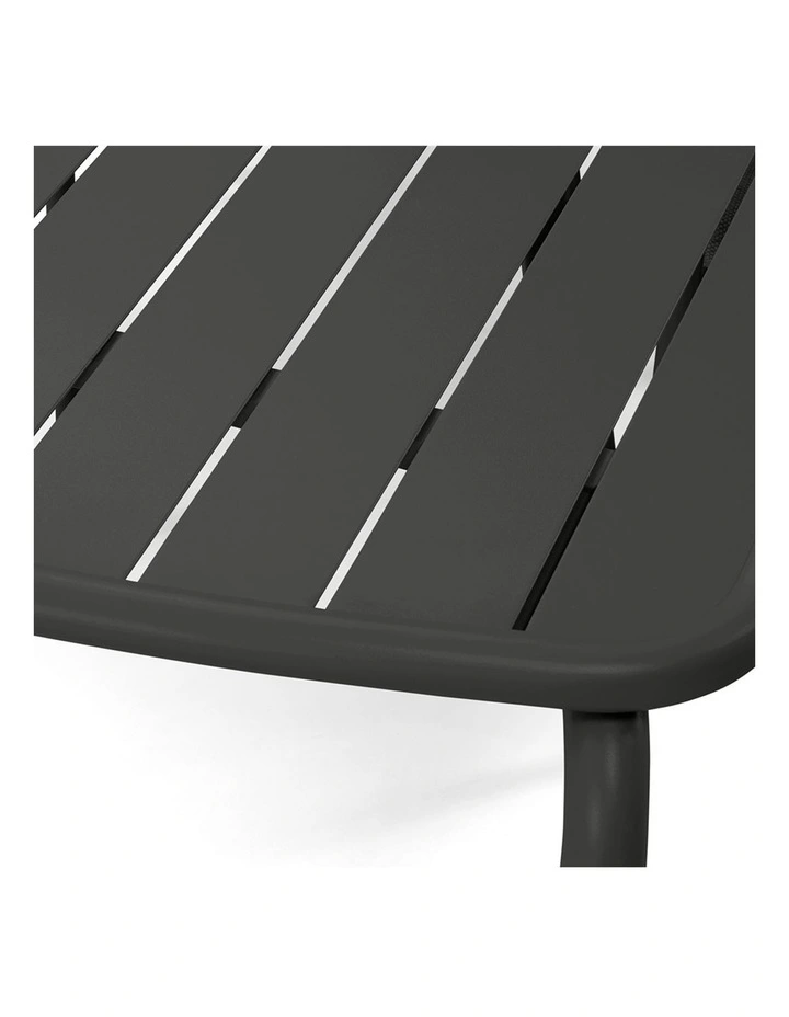 Mornington Outdoor 2.2m Rectangle Dining Setting with 8x Chairs Midnight image 3