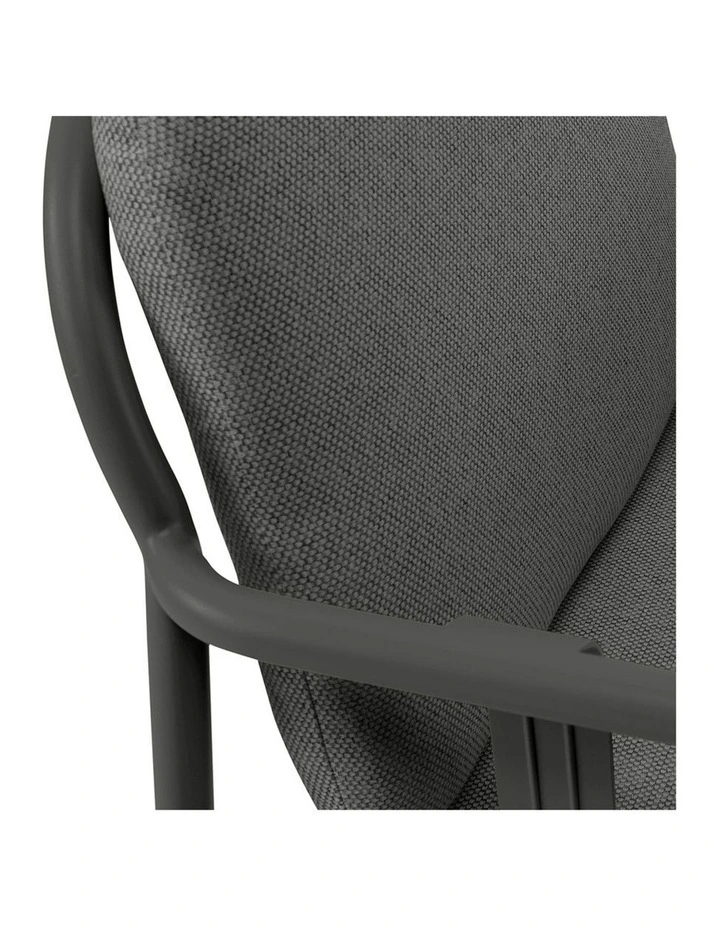 Mornington Outdoor 2.2m Rectangle Dining Setting with 8x Chairs Midnight image 4
