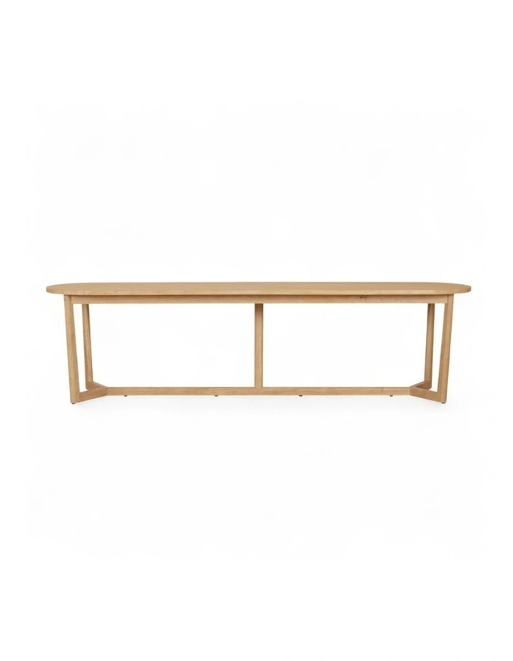 Kingscliff 10 Seater Rectangle Indoor Timber Dining Table and Chairs Setting image 4