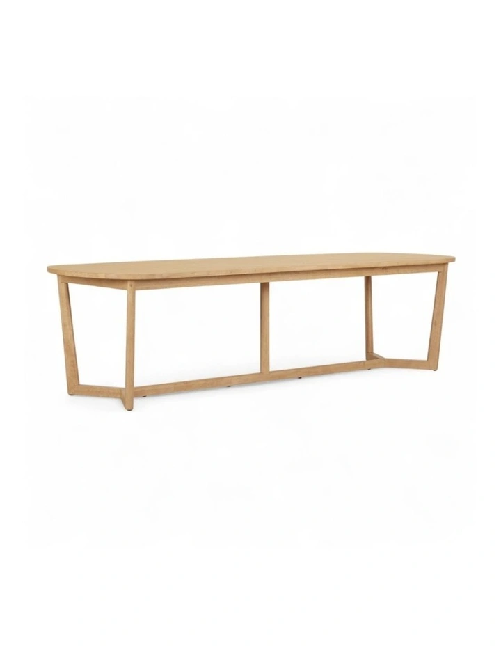 Kingscliff 10 Seater Rectangle Indoor Timber Dining Table and Chairs Setting image 5