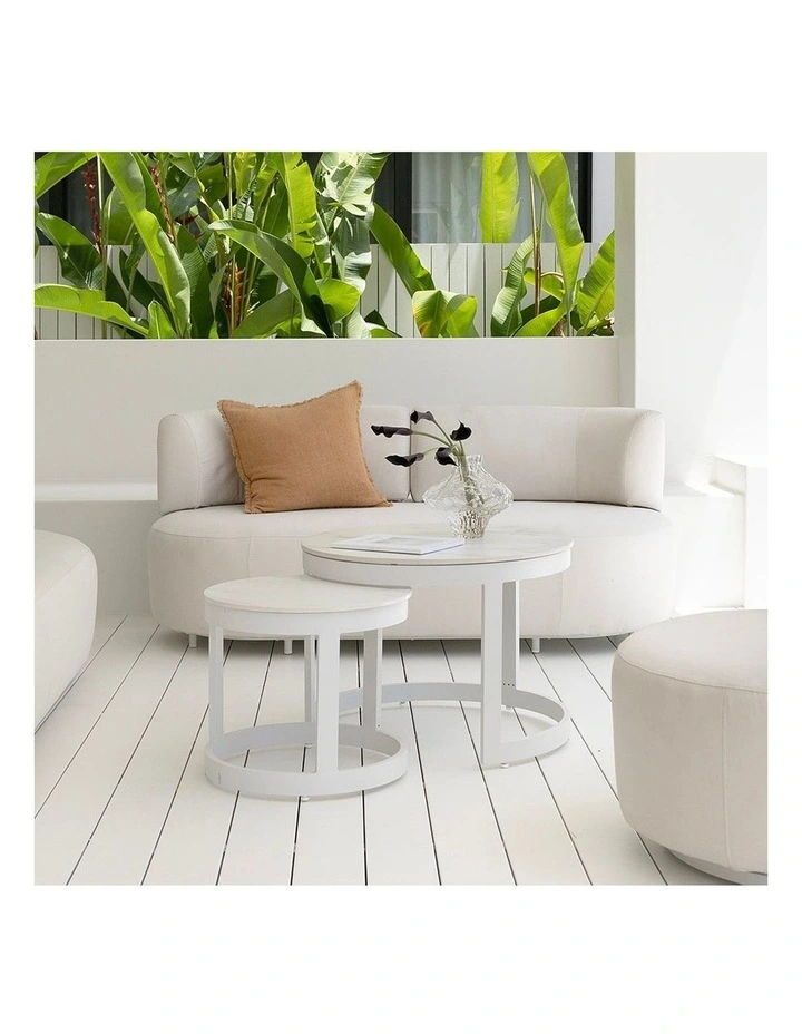Onslow 2 Seater Outdoor Lounge in Sunbrella Canvas image 2