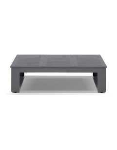 Santorini Outdoor Aluminium Coffee Table Charcoal