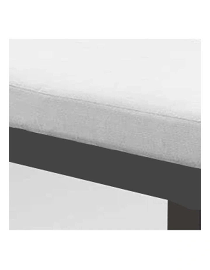 Balmoral 2m Aluminium Bar Table Charcoal With 8 Capri Stools & Denim Grey Cushions image 3
