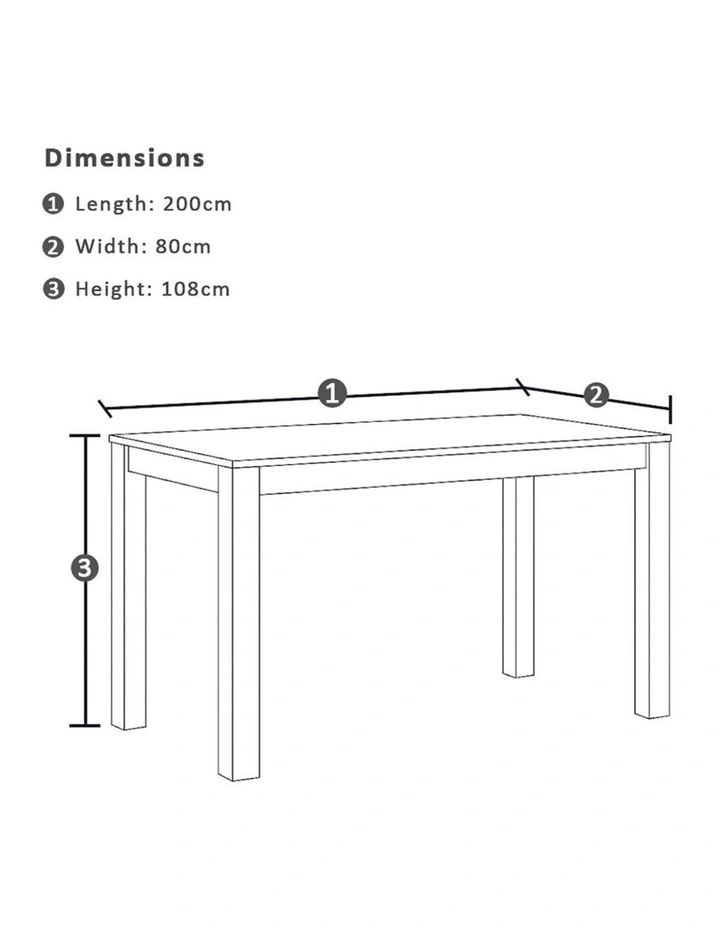 Santorini Outdoor 2m Bar Table Charcoal With 6 Avoca Stools & Denim Grey Cushions image 5