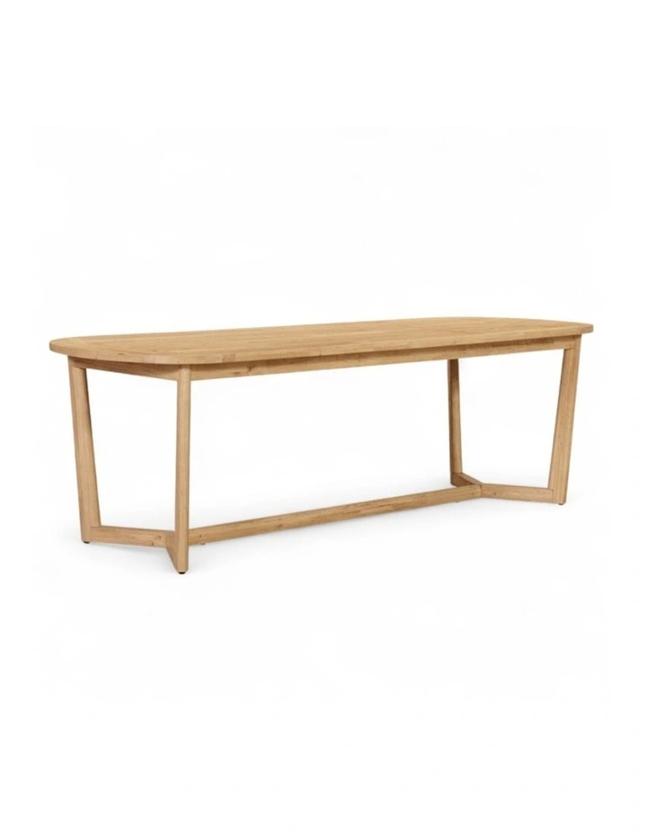 Kingscliff 8 Seater Rectangle Indoor Timber Dining Table And Chairs Setting image 3