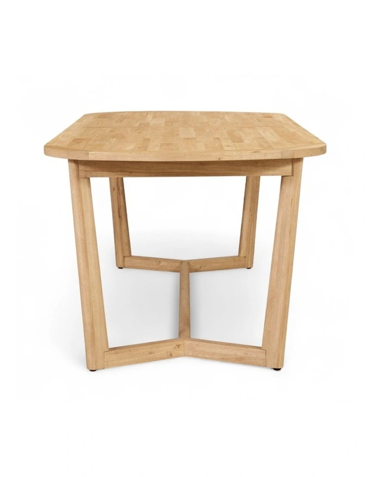 Kingscliff 8 Seater Rectangle Indoor Timber Dining Table And Chairs Setting image 4