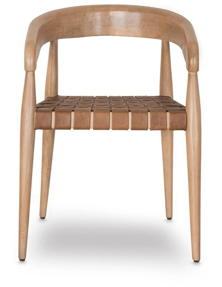 Glenorie Indoor 4 Seater Round Timber Dining Table and Chairs Setting image 4