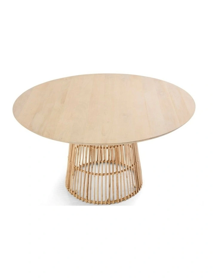 Tamborine Indoor Mango wood 1.4m Round Dining Table image 2