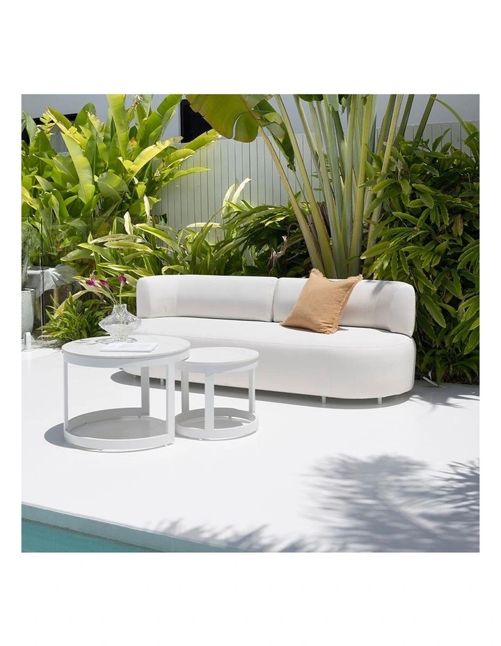 Onslow 3 Seater Outdoor Lounge in Sunbrella Canvas image 6
