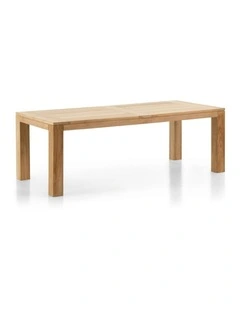 Pearl Outdoor 2.3m Teak Timber Dining Table