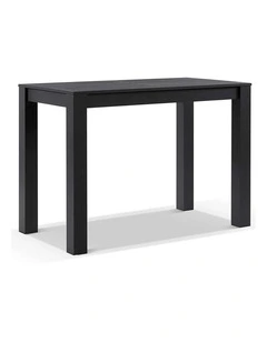 Santorini Outdoor Aluminium 1.5m Rectangle Bar Table Charcoal