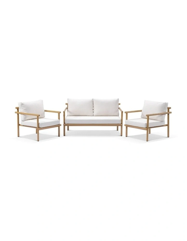 Elanora 2 1 1 Outdoor Lounge Setting with Coffee Table image 2