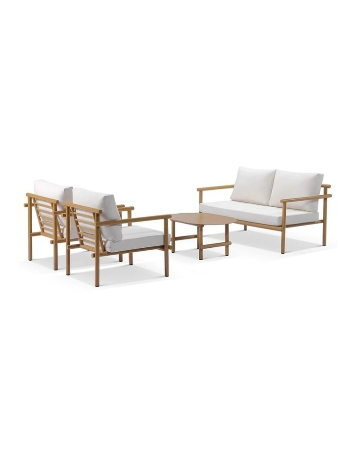 Elanora 2 1 1 Outdoor Lounge Setting with Coffee Table image 3