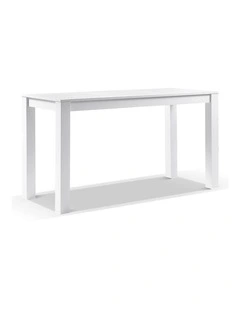 Santorini Outdoor Aluminium 2m Rectangle Bar Table White