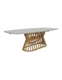 Waverley 2.6m Outdoor Concrete Look Dining Table