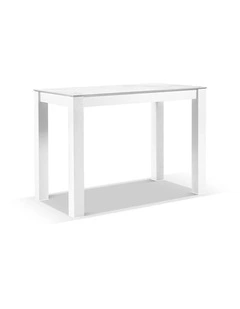 Hugo Outdoor Ceramic 1.5m Rectangle Aluminium Bar Table White