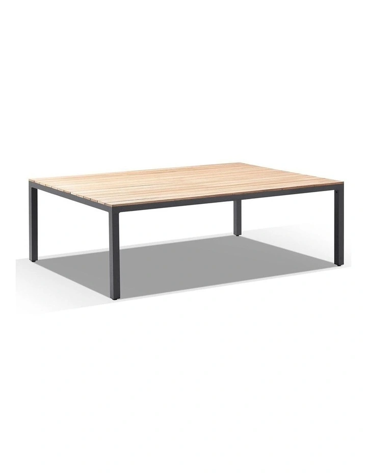 Tuscany 10 Seater Teak and Aluminium Dining Table Charcoal image 1