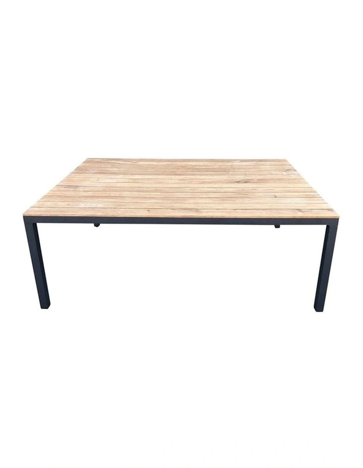 Tuscany 10 Seater Teak and Aluminium Dining Table Charcoal image 2
