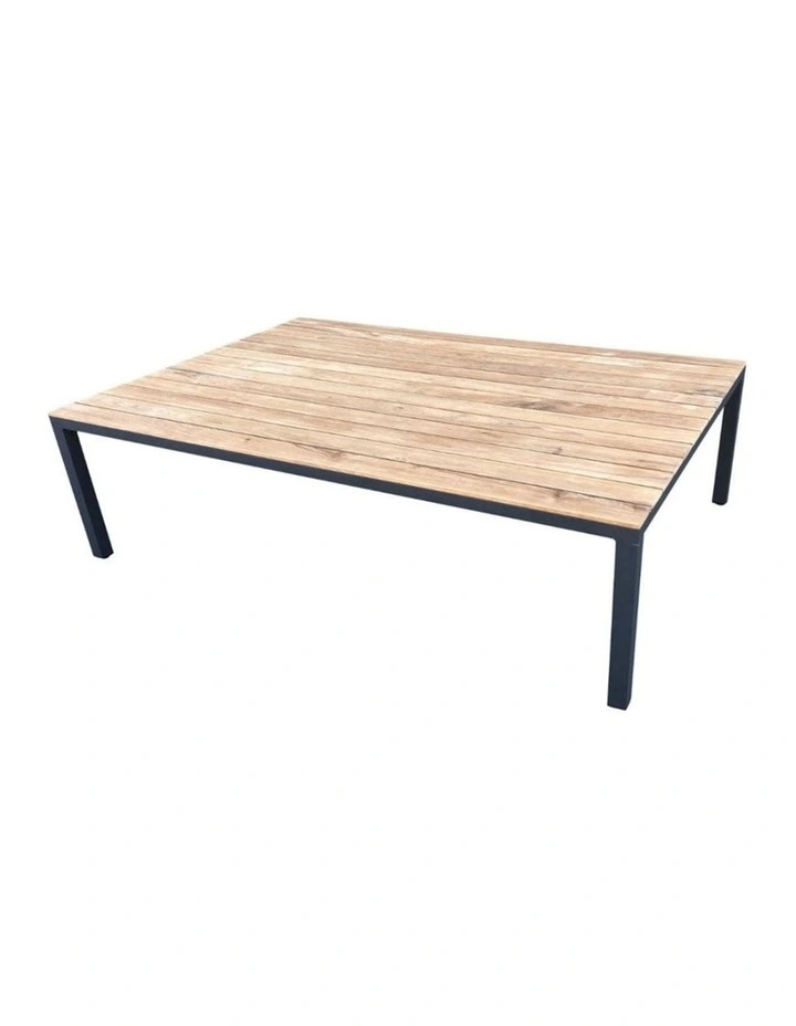 Tuscany 10 Seater Teak and Aluminium Dining Table Charcoal image 3