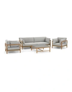 Daintree Outdoor Lounge 3 1 1 Set with Coffee Table