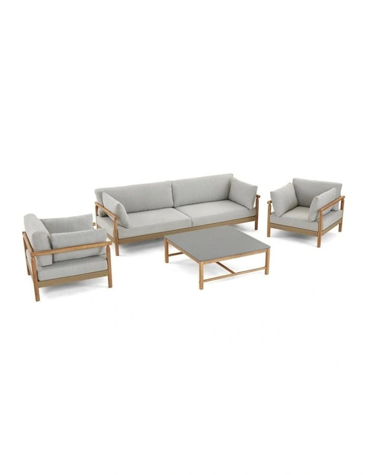 Daintree Outdoor Lounge 3 1 1 Set with Coffee Table image 2
