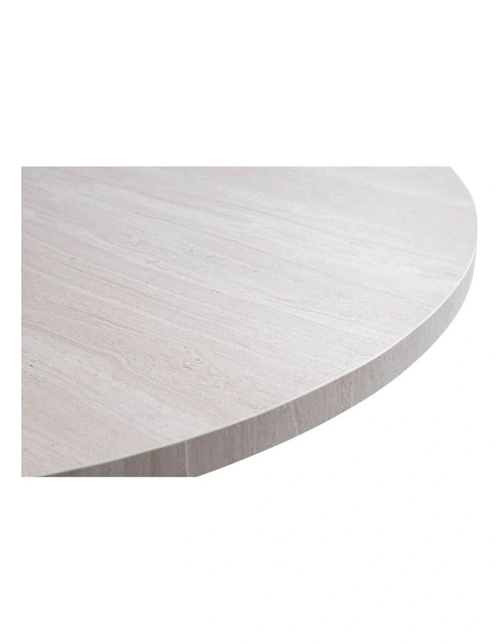 Curl Outdoor 1.5m Round Ceramic Top Dining Table Light Dune image 4