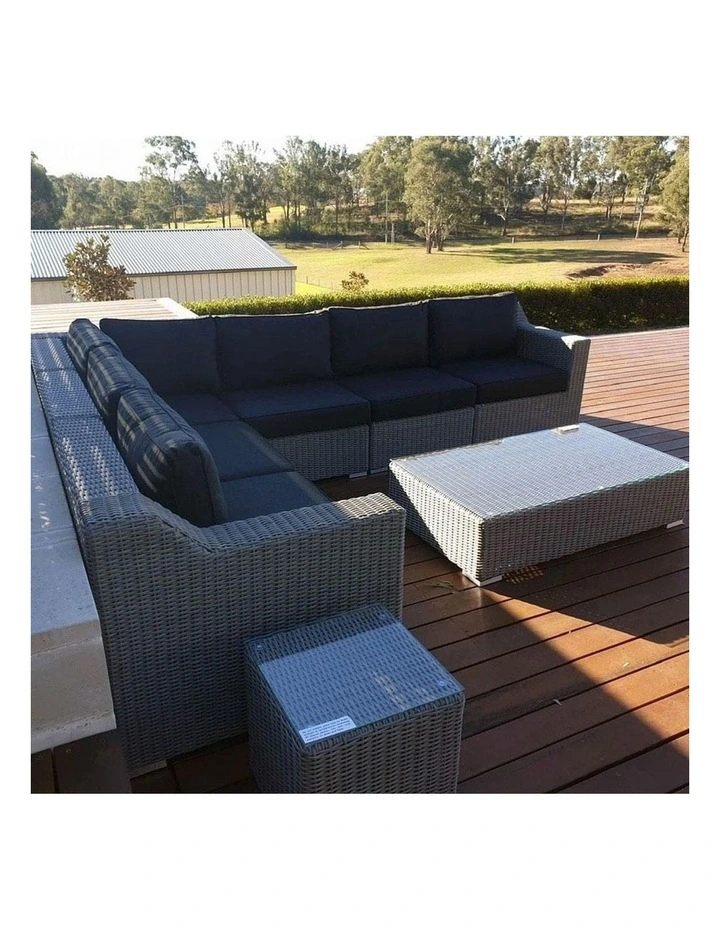 Milano Package D - Outdoor Wicker Modular Corner Lounge with Coffee Table image 4