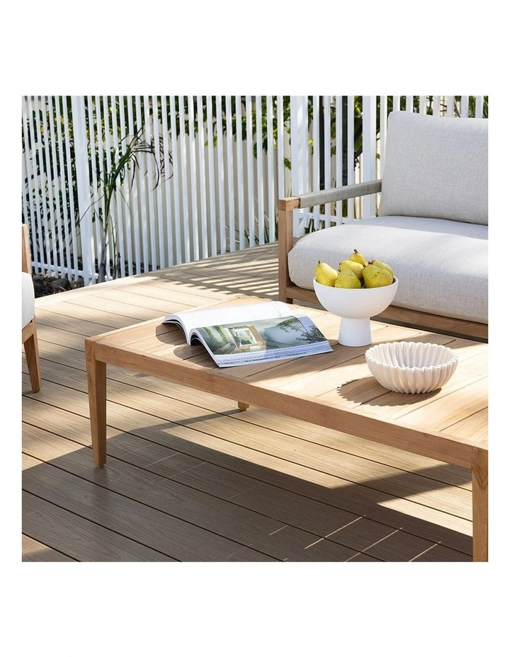 Allora 2.5 1 1 Timber and rope Lounge Setting with Coffee Table image 7