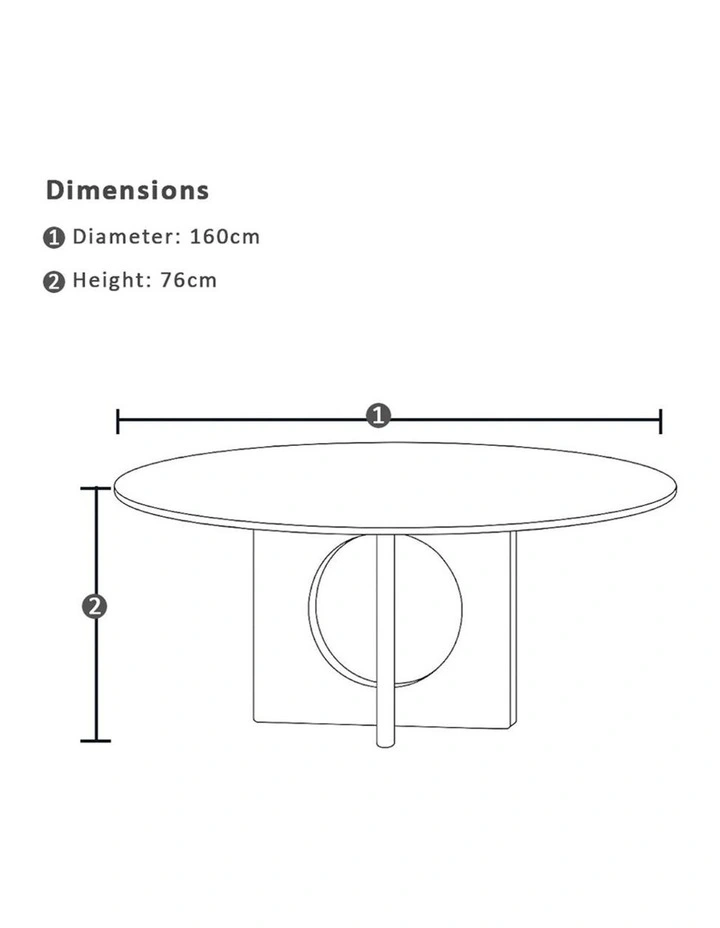 Glenorie Round Indoor Timber Dining Table image 5