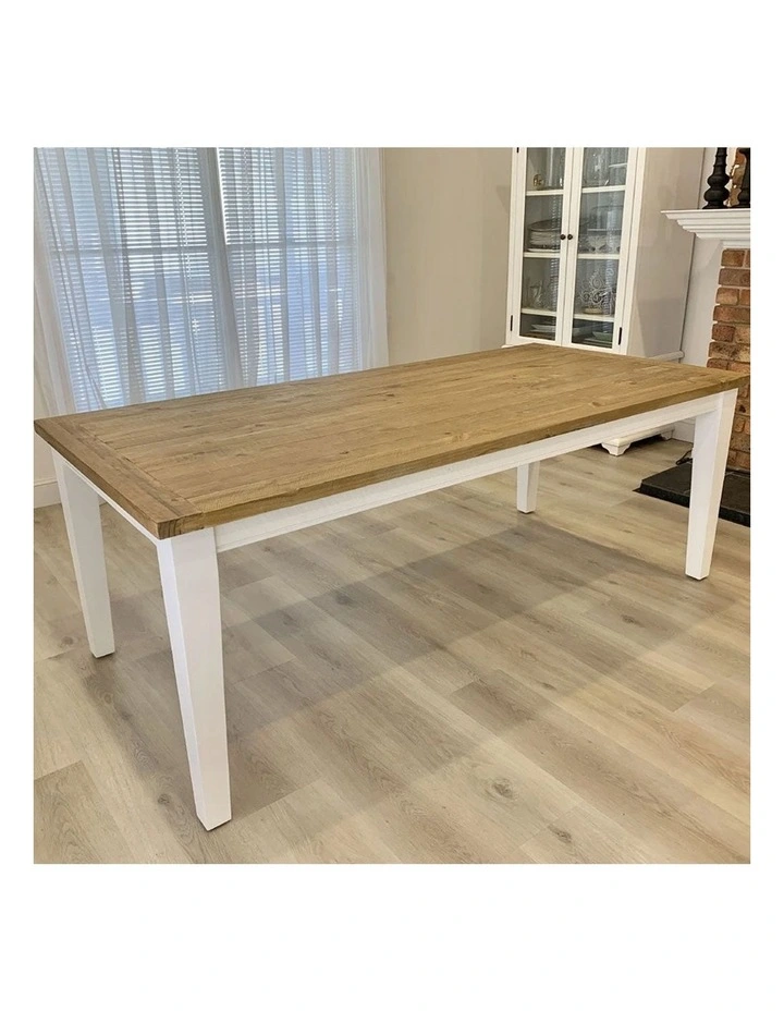 Leura Belle Rustic Rectangle 210cm x 100cm Indoor Timber Dining Table image 4