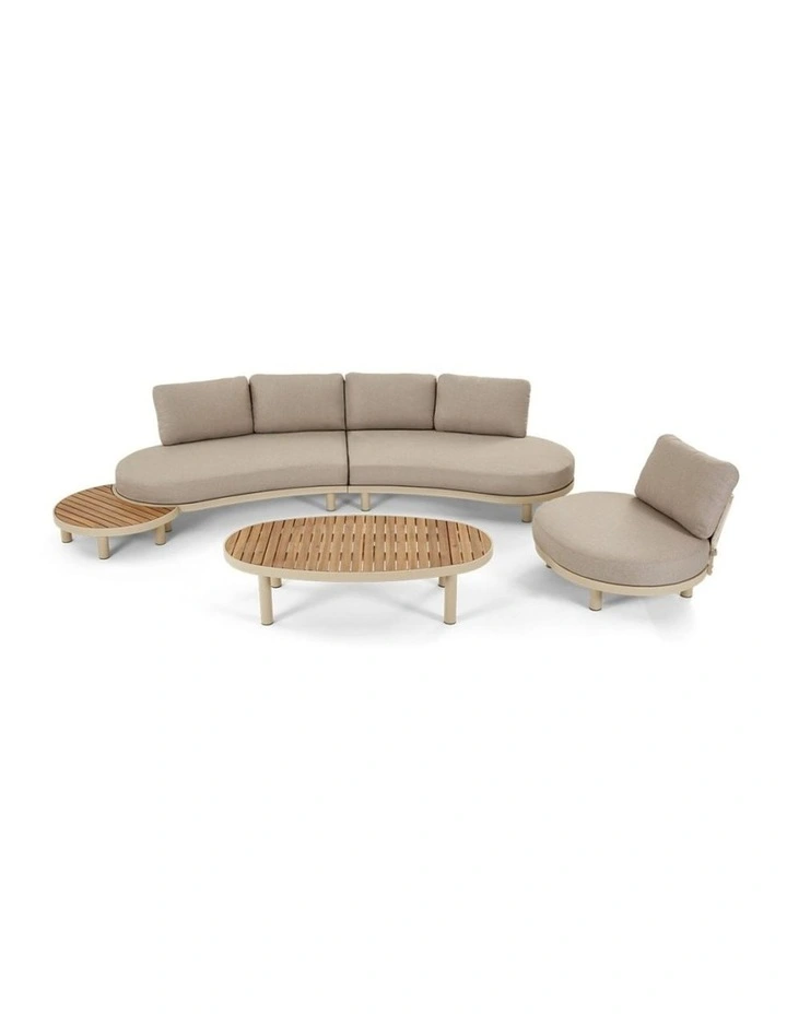 Cottesloe Outdoor Rope Lounge Set with Coffee Table and Side image 2