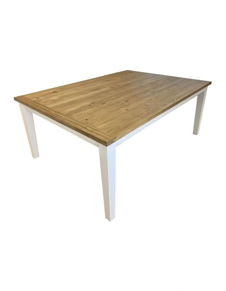 Leura Belle Large Rustic 210cm x 150cm Indoor Timber Dining Table image 1