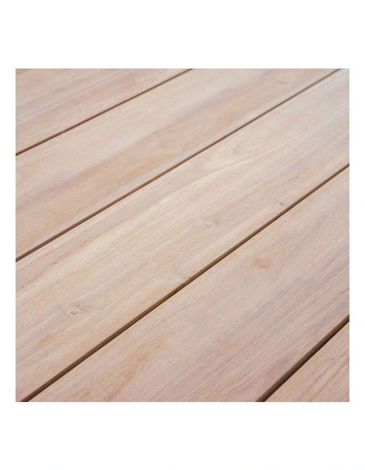 Barbados Outdoor Teak 2.4m Table in Rectangle FSC Certified Timber image 5