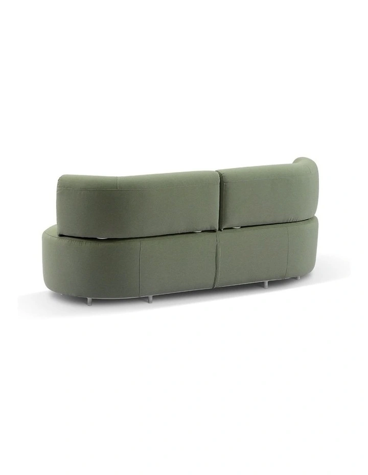 Onslow 2 Seater Outdoor Fabric Lounge La Palma Green image 2