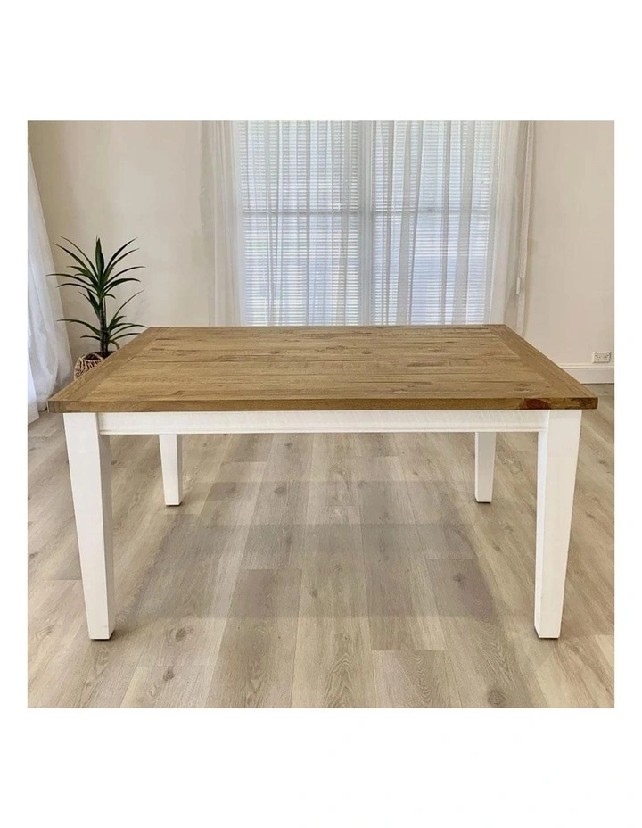 Leura Belle Rustic Rectangle 150cm x 100cm Indoor Timber Dining Table image 3