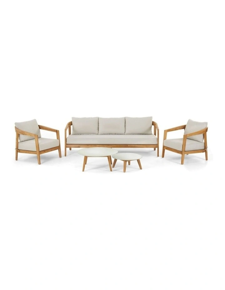 Casuarina 3 1 1 Outdoor Lounge Setting with Coffee Table Set image 1
