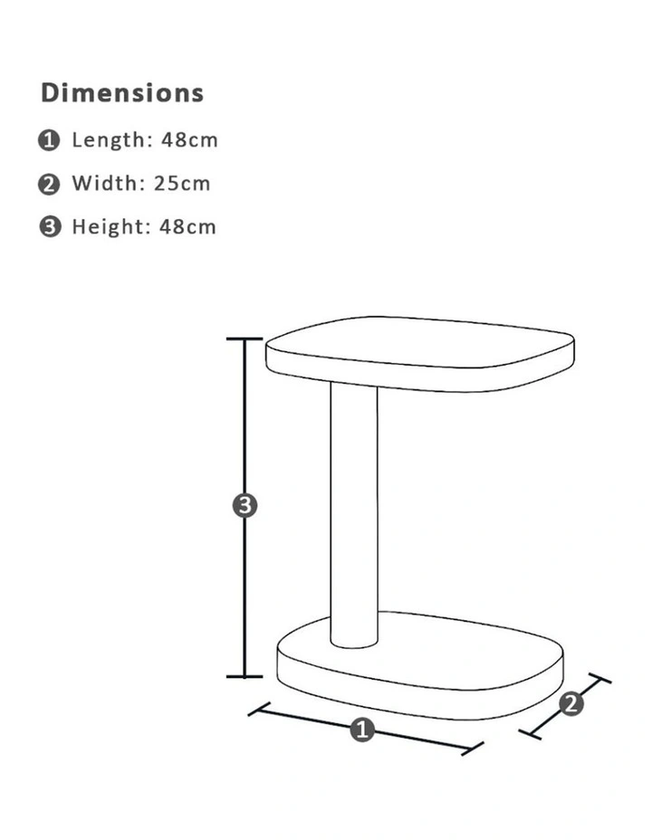 Norfolk Outdoor Aluminium Single Sun Lounge White With Side Table & Cream Boucle Cushions image 7
