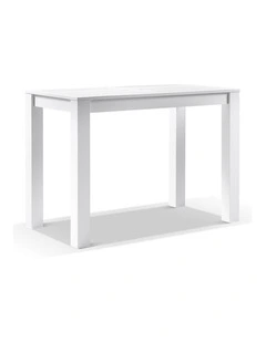 Santorini Outdoor Aluminium 1.5m Rectangle Bar Table White