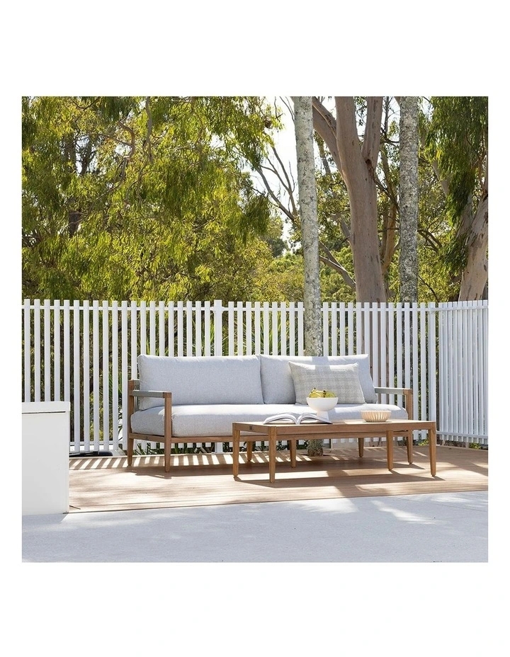 Allora 2.5 Seater Timber and Rope Lounge image 4