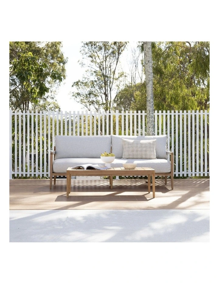 Allora 2.5 Seater Timber and Rope Lounge image 6