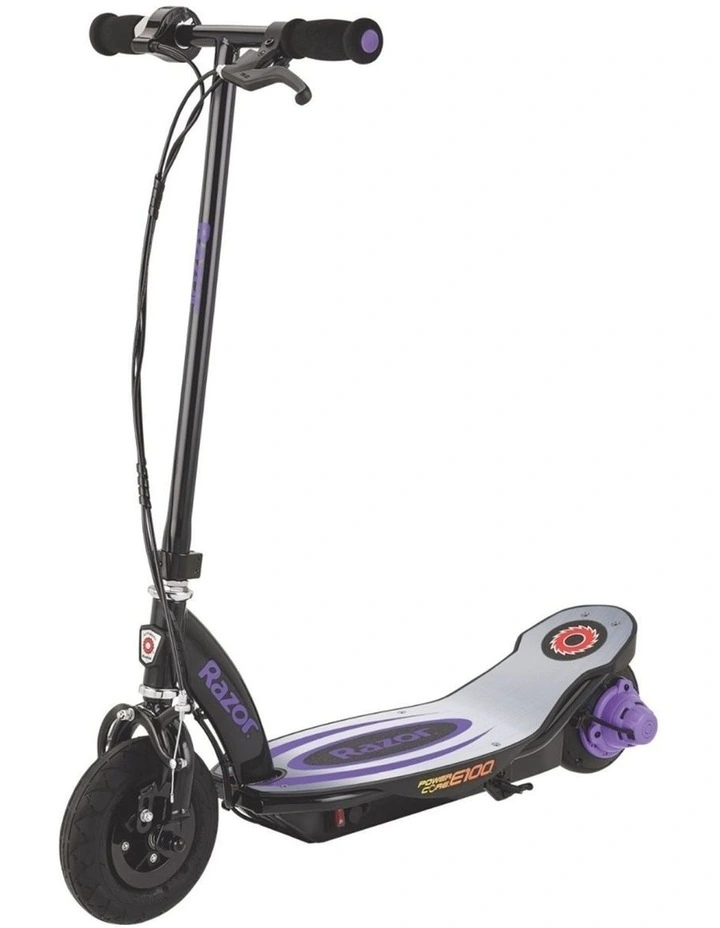 Razor Australia Power Core E100 Kids Electric Scooter 18km/h 60min Purple 8y image 1