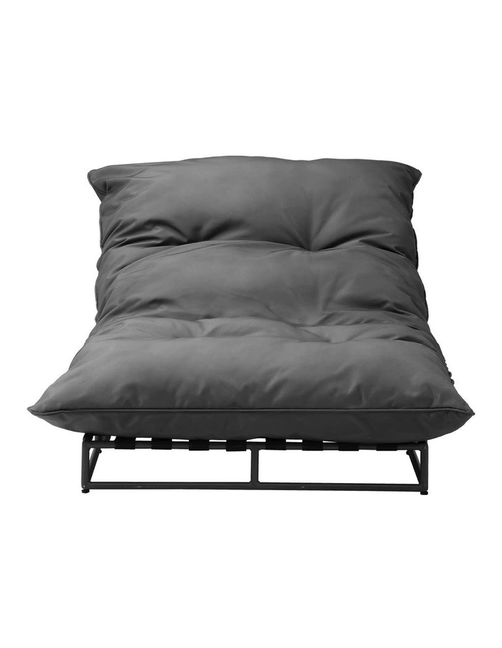 Livsip Sun Lounge Outdoor Day Bed Lounge Setting Grey image 2