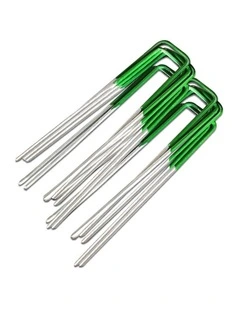 Prime Turf Artificial Grass 50pcs Synthetic Pins Fake Lawn Turf Weed Mat Pegs Joining Tape