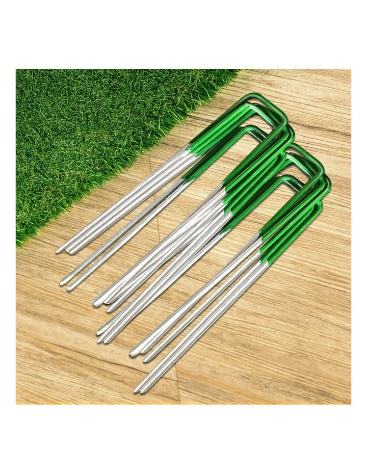 Prime Turf Artificial Grass 50pcs Synthetic Pins Fake Lawn Turf Weed Mat Pegs Joining Tape image 4