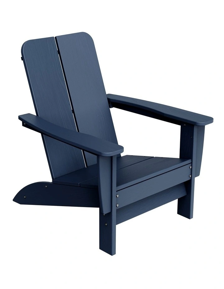 Outdoor Adirondack Chair in Navy Blue image 1