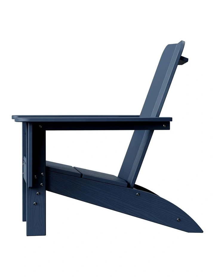 Outdoor Adirondack Chair in Navy Blue image 3