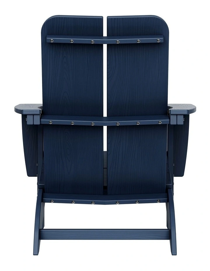 Outdoor Adirondack Chair in Navy Blue image 4