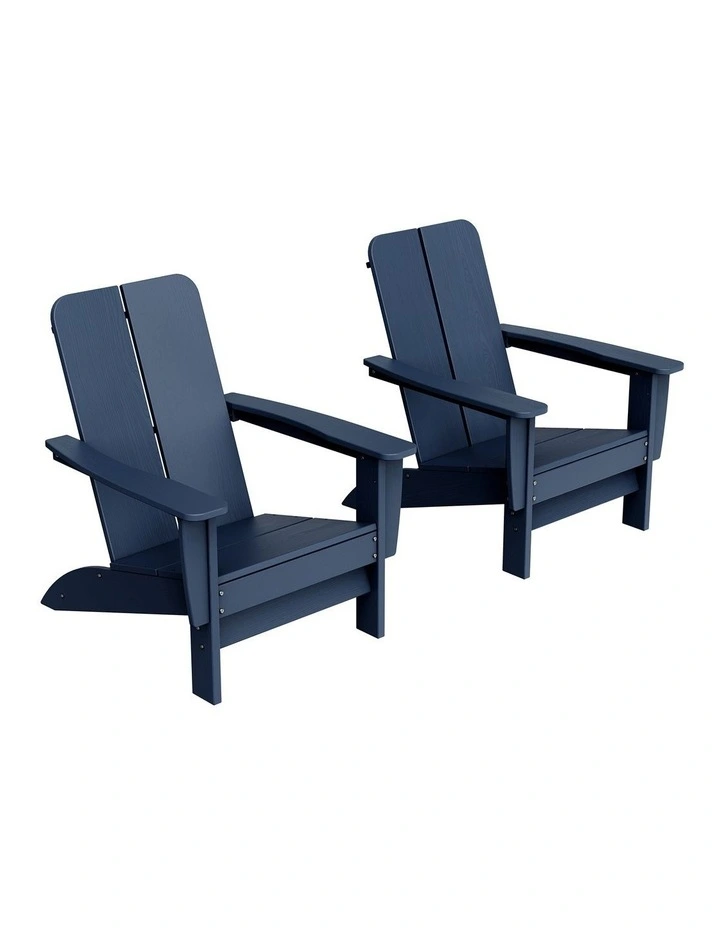 Outdoor Adirondack Chair in Navy Blue image 5